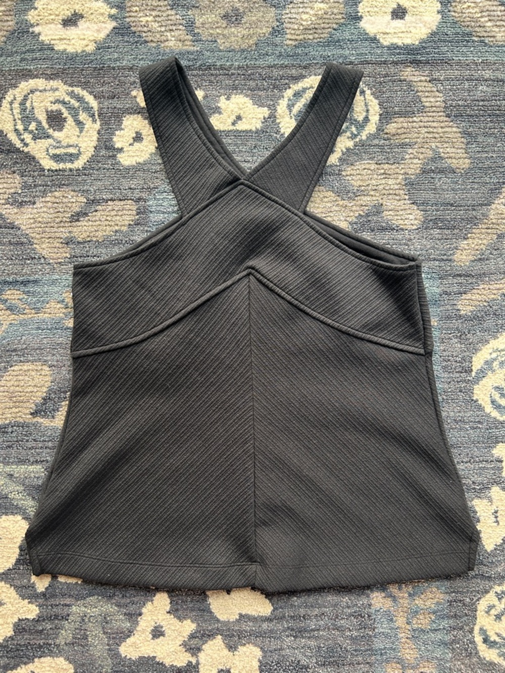 Anthropologie Black Cross-Strap Camisole - Picture 2 of 5